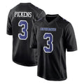 Punc D.Cowboys #3 George Pickens Player Carbon Black Fashion Home Game Stitched Jerseys