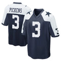 Punc D.Cowboys #3 George Pickens Player Navy-White Alternate Home Game Stitched Jerseys