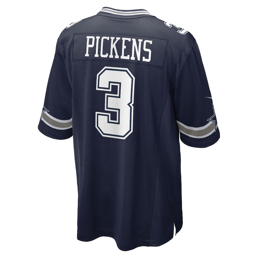 Punc D.Cowboys #3 George Pickens Player Navy Home Game Stitched Jerseys