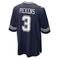 Punc D.Cowboys #3 George Pickens Player Navy Home Game Stitched Jerseys