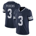 Punc D.Cowboys #3 George Pickens Player Navy Vapor Untouchable Limited Home Game Stitched Jerseys