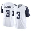 Punc D.Cowboys #3 George Pickens Player White-Navy Limited Vapor F.U.S.E. Home Game Stitched Jerseys