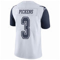 Punc D.Cowboys #3 George Pickens Player White Throwback Stitched Jerseys