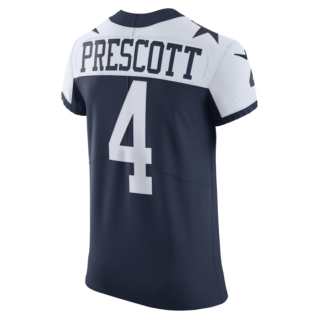 Punc D.Cowboys #4 Dak Prescott Navy Alternate Vapor Elite Player Stitched Jersey