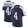 Punc D.Cowboys #4 Dak Prescott Player Navy-White Limited Alternate Vapor Untouchable Home Game Stitched Jerseys