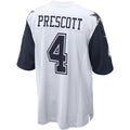 Punc D.Cowboys #4 Dak Prescott Player White Alternate Game Stitched Jerseys