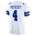 Punc D.Cowboys #4 Dak Prescott White Vapor F.U.S.E. Limited Stitched Jerseys