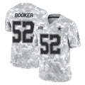 Punc D.Cowboys #52 Tyler Booker Player Arctic Camo Salute to Service Limited Home Game Stitched Jerseys