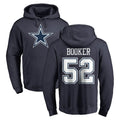 Punc D.Cowboys #52 Tyler Booker Player Navy Pullover Hoodies Limited Stitched Jerseys