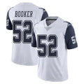Punc D.Cowboys #52 Tyler Booker Player White-Navy Limited Color Rush Vapor Untouchable Home Game Stitched Jerseys