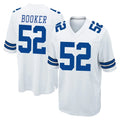 Punc D.Cowboys #52 Tyler Booker Player White Home Game Stitched Jerseys