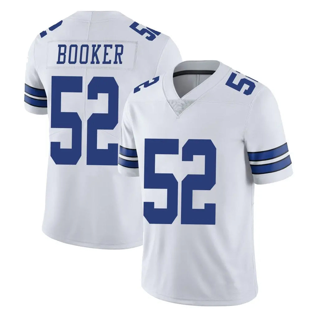 Punc D.Cowboys #52 Tyler Booker Player White Vapor Untouchable Limited Home Game Stitched Jerseys