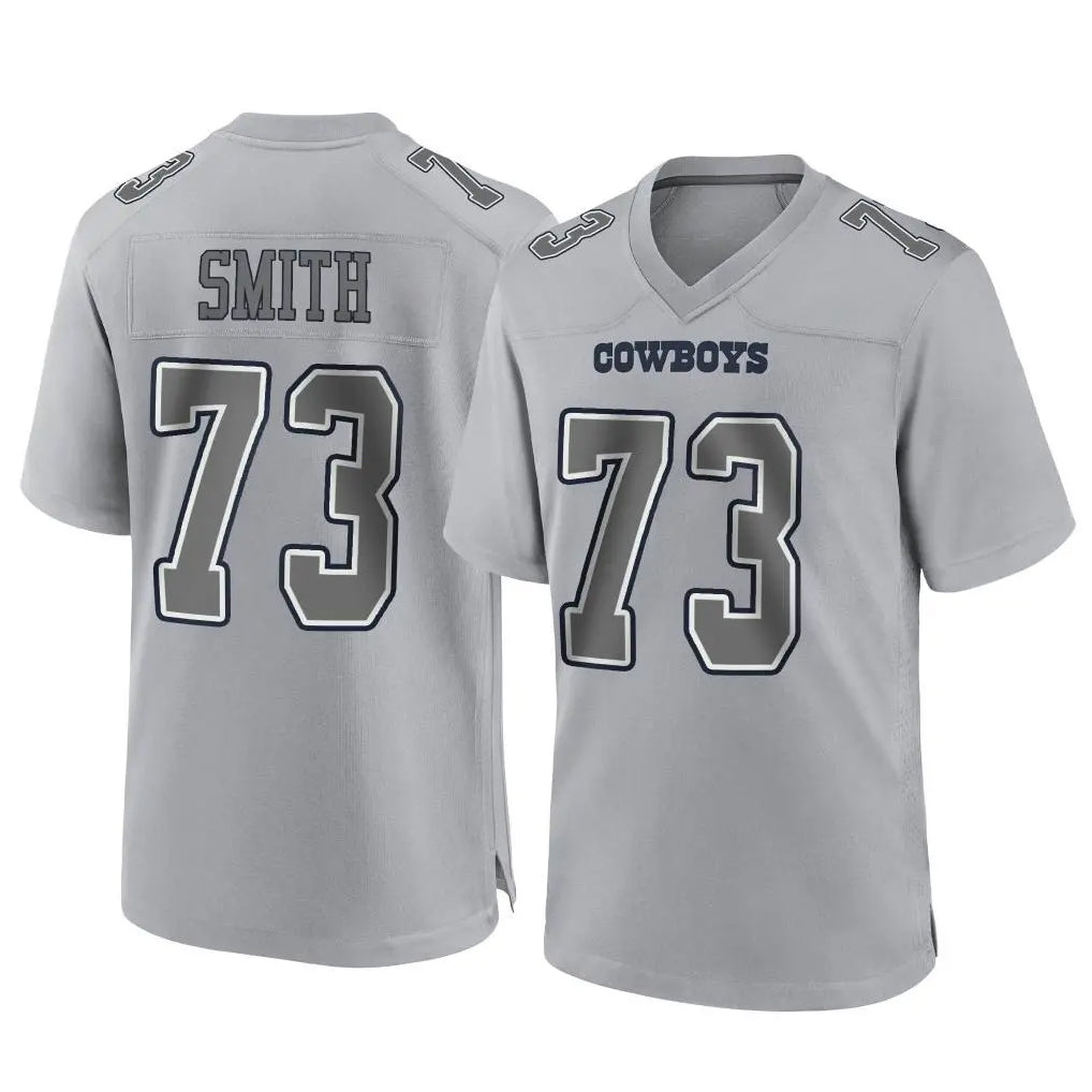 Punc D.Cowboys #73 Tyler Smith Player Gray Atmosphere Fashion Home Game Stitched Jerseys