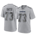 Punc D.Cowboys #73 Tyler Smith Player Gray Atmosphere Fashion Home Game Stitched Jerseys