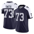 Punc D.Cowboys #73 Tyler Smith Player Navy-White Limited Alternate Vapor F.U.S.E. Home Game Stitched Jerseys