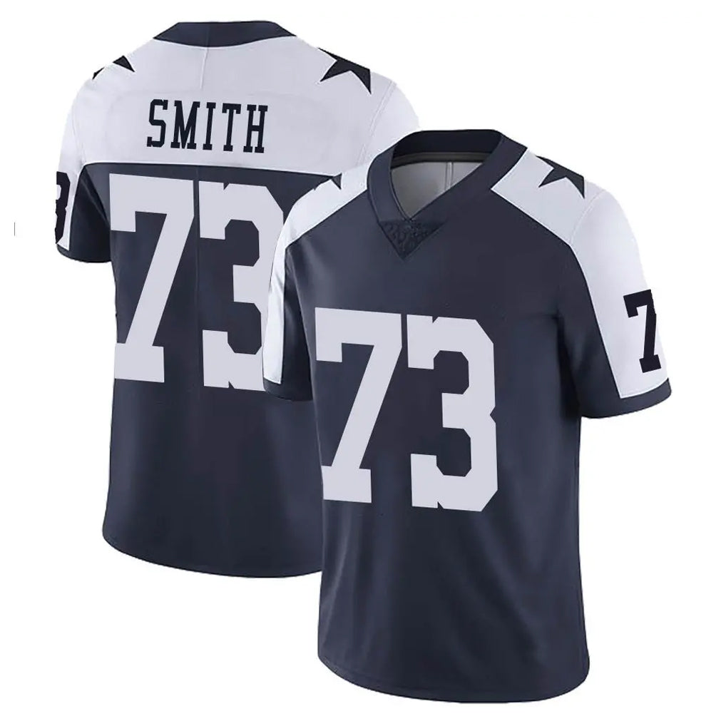 Punc D.Cowboys #73 Tyler Smith Player Navy-White Limited Alternate Vapor Untouchable Home Game Stitched Jerseys