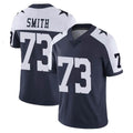 Punc D.Cowboys #73 Tyler Smith Player Navy-White Limited Alternate Vapor Untouchable Home Game Stitched Jerseys