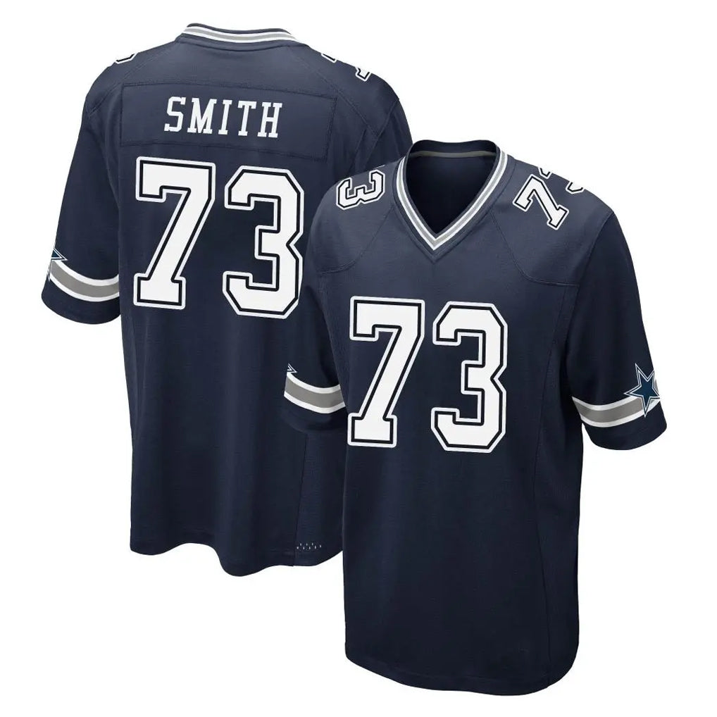 Punc D.Cowboys #73 Tyler Smith Player Navy Home Game Stitched Jerseys