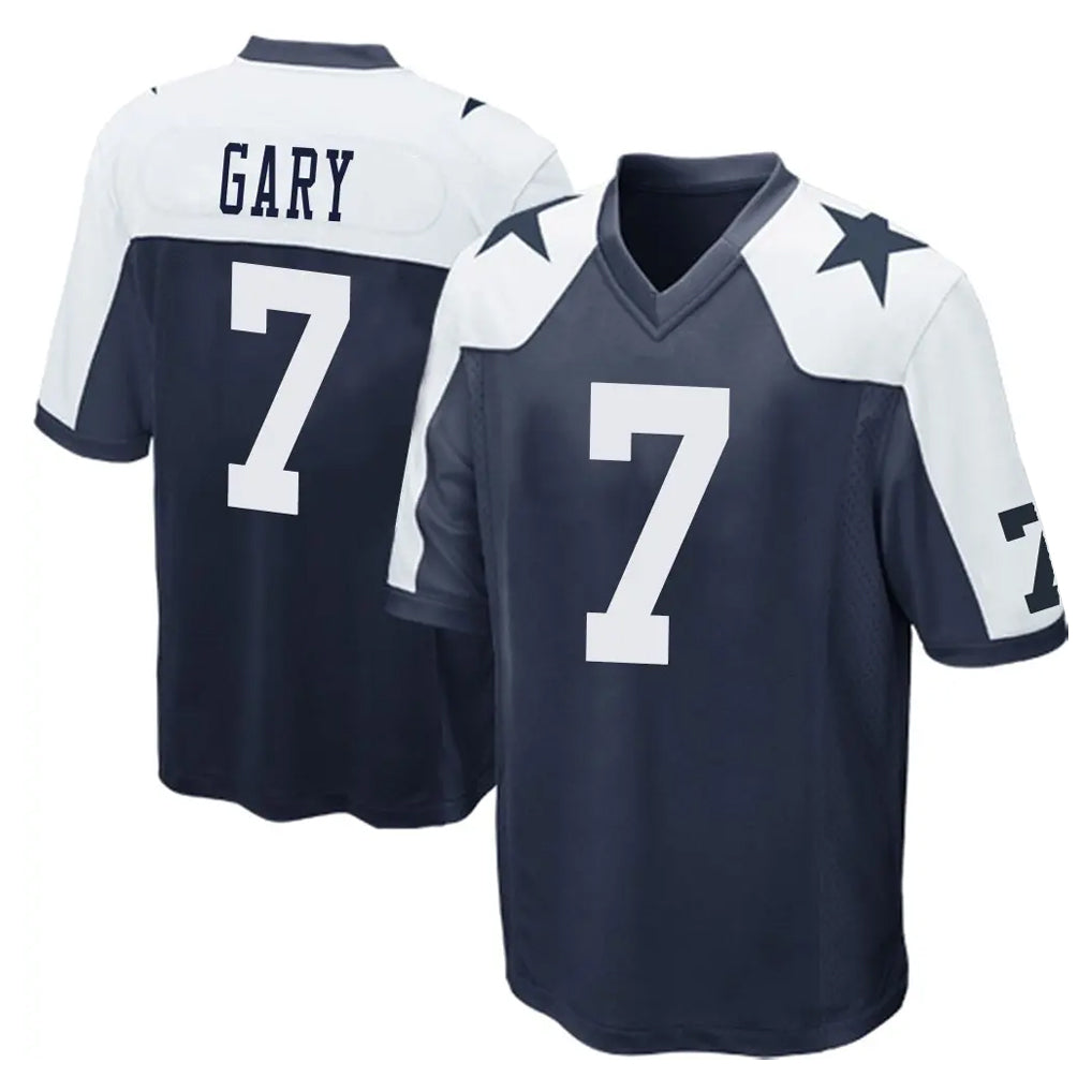 Punc D.Cowboys #7 Rashan Gary Player Navy-White Alternate Home Game Stitched Jerseys