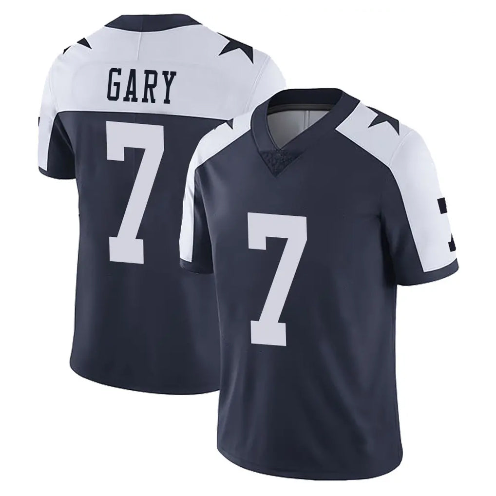 Punc D.Cowboys #7 Rashan Gary Player Navy-White Limited Alternate Vapor Untouchable Home Game Stitched Jerseys