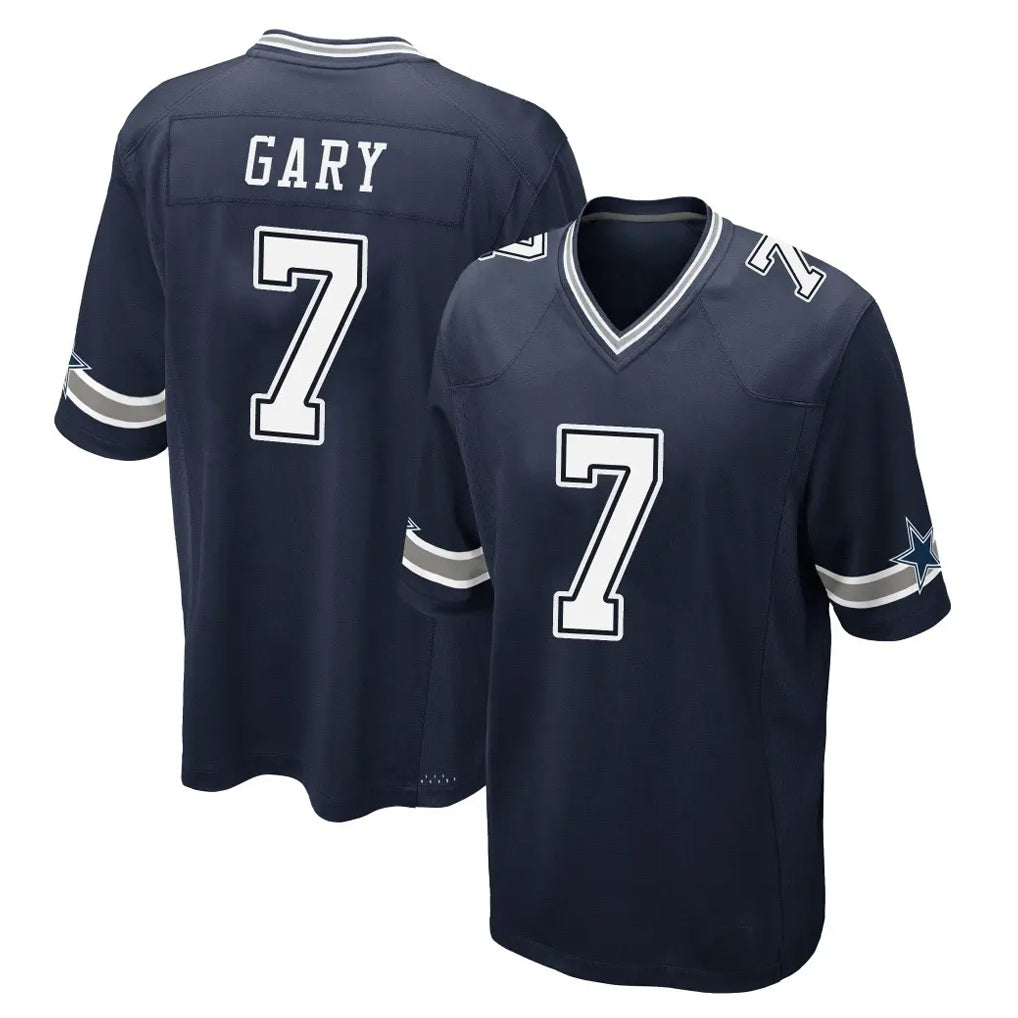 Punc D.Cowboys #7 Rashan Gary Player Navy Home Game Stitched Jerseys