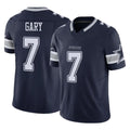 Punc D.Cowboys #7 Rashan Gary Player Navy Limited Vapor F.U.S.E. Home Game Stitched Jerseys