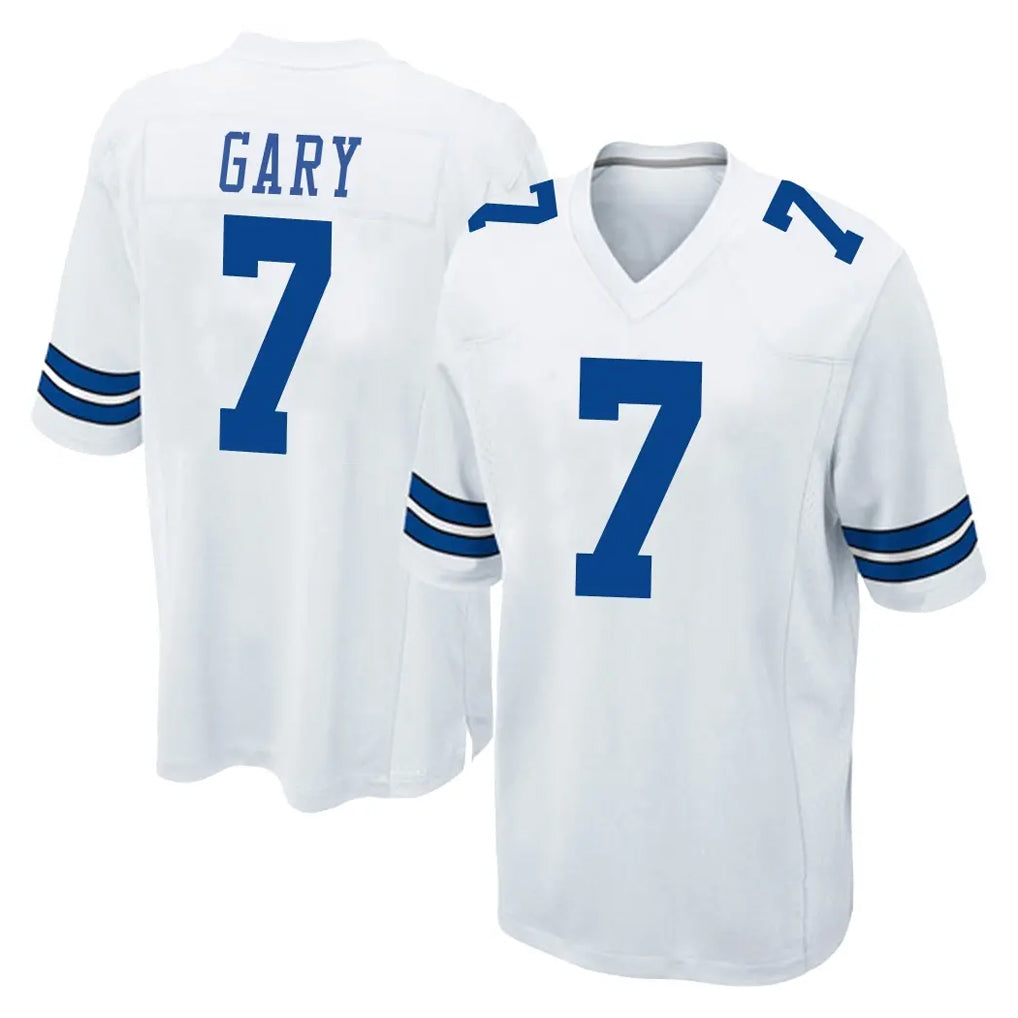 Punc D.Cowboys #7 Rashan Gary Player White Home Game Stitched Jerseys