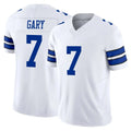 Punc D.Cowboys #7 Rashan Gary Player White Limited Vapor F.U.S.E. Home Game Stitched Jerseys