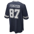 Punc D.Cowboys #87 Jake Ferguson Navy Game Jersey American Stitched Jersey