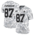Punc D.Cowboys #87 Jake Ferguson Player Arctic Camo Salute to Service Limited Stitched Jerseys