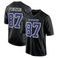 Punc D.Cowboys #87 Jake Ferguson Player Carbon Black Fashion Stitched Jerseys