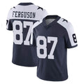 Punc D.Cowboys #87 Jake Ferguson Player Navy-White Limited Alternate Vapor Untouchable Home Game Stitched Jerseys