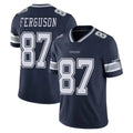 Punc D.Cowboys #87 Jake Ferguson Player Navy Vapor Untouchable Limited Home Game Stitched Jerseys
