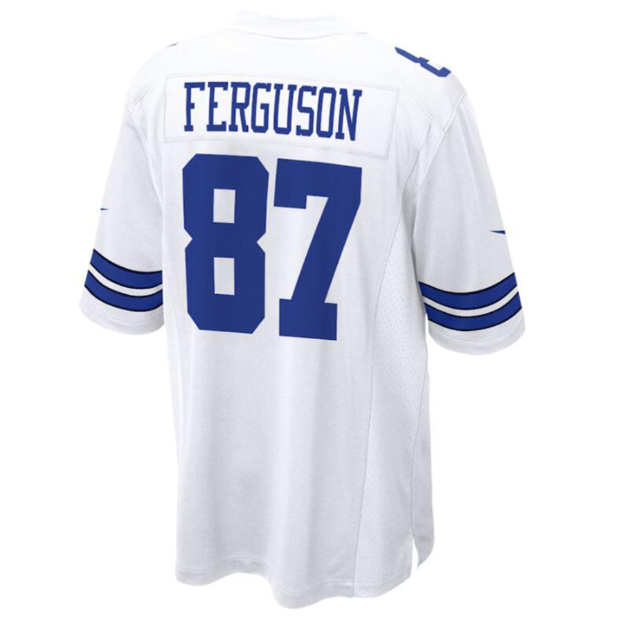 Punc D.Cowboys #87 Jake Ferguson White Game Jersey American Stitched Jersey