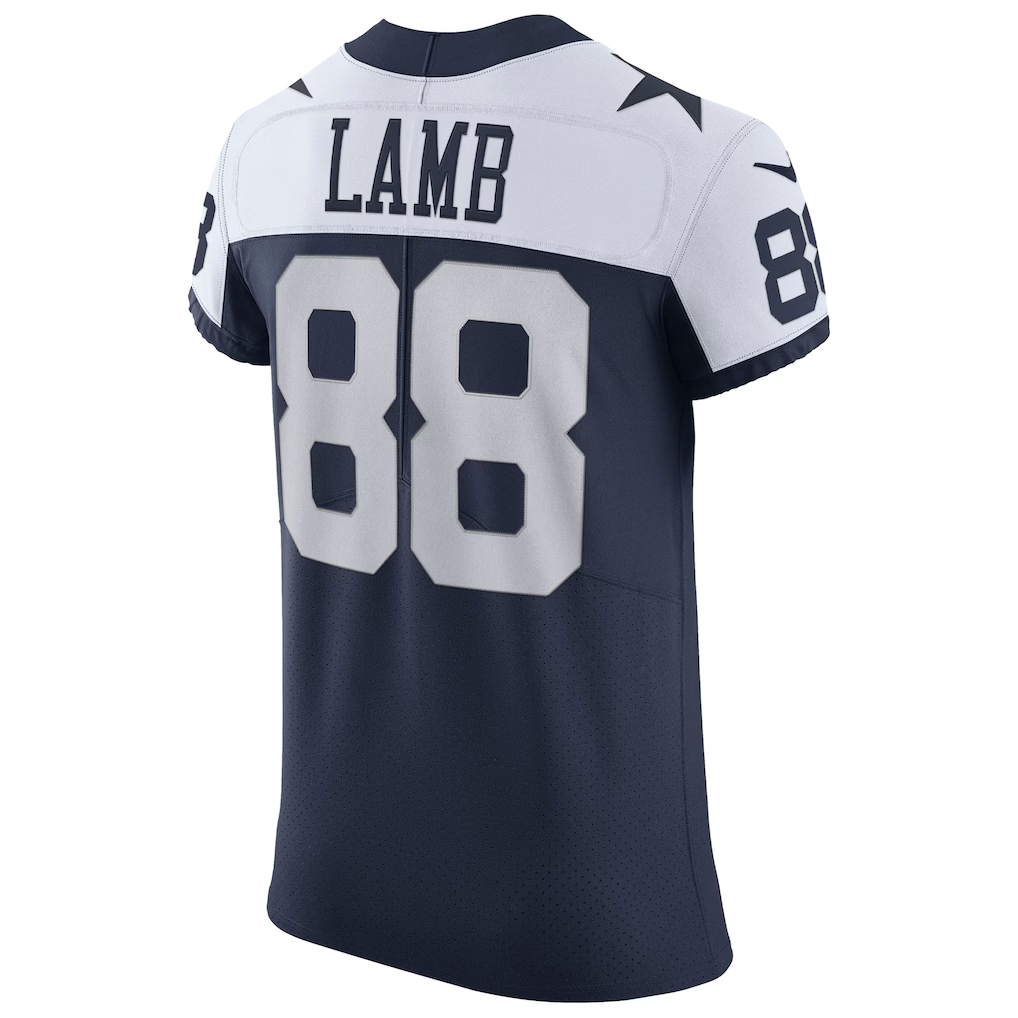 Punc D.Cowboys #88 CeeDee Lamb Navy Alternate Vapor Elite Stitched Jerseys