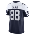 Punc D.Cowboys #88 CeeDee Lamb Navy Vapor F.U.S.E. Limited Stitched Jerseys