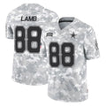 Punc D.Cowboys #88 CeeDee Lamb Player Arctic Camo Salute to Service Limited Home Game Stitched Jerseys