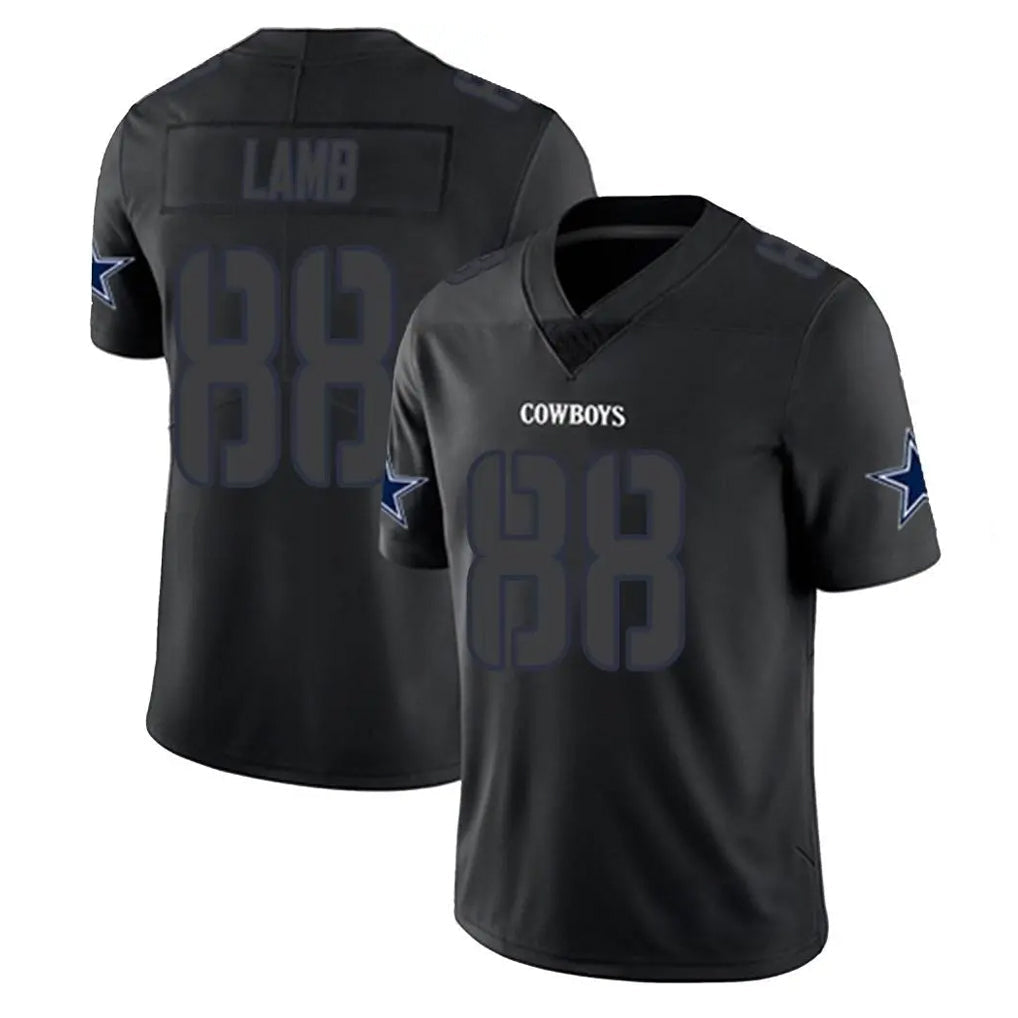Punc D.Cowboys #88 CeeDee Lamb Player Black Impact Limited Home Game Stitched Jerseys