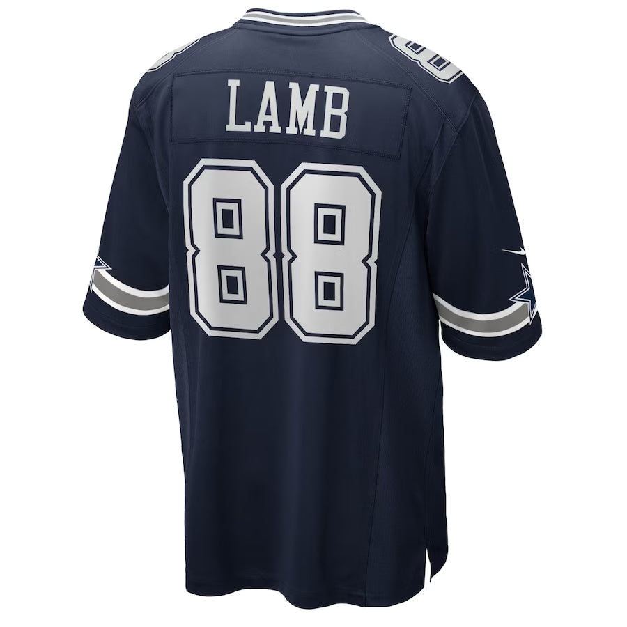 Punc D.Cowboys #88 CeeDee Lamb Player Navy Home Game Stitched Jerseys