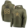 Punc D.Cowboys #88 CeeDee Lamb Player Salute to Service Pullover Hoodie Game Stitched Jerseys