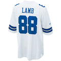 Punc D.Cowboys #88 CeeDee Lamb Player White Home Game Stitched  Jerseys