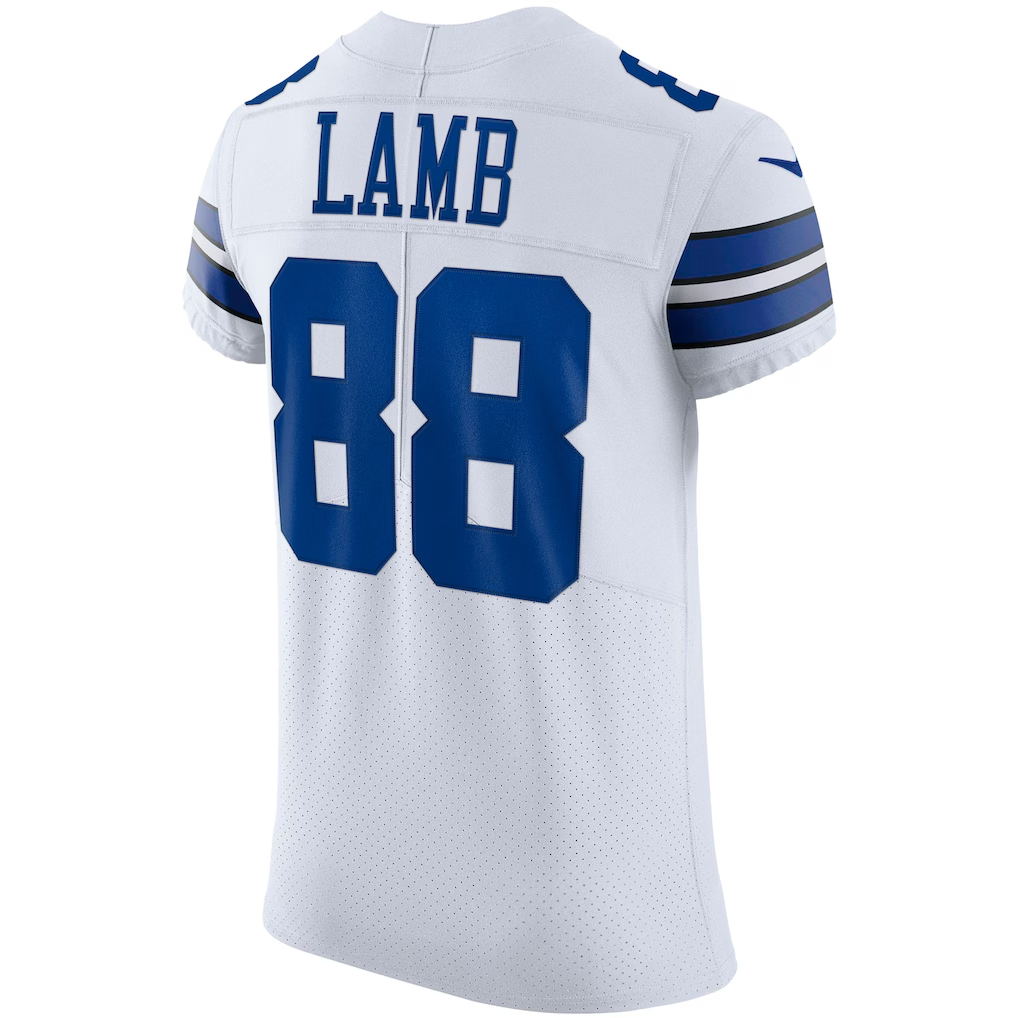 Punc D.Cowboys #88 CeeDee Lamb White Vapor Elite Jersey Stitched Jerseys
