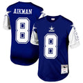 Punc D.Cowboys #8 Troy Aikman Navy Legacy Replica Jersey American Stitched  Jerseys
