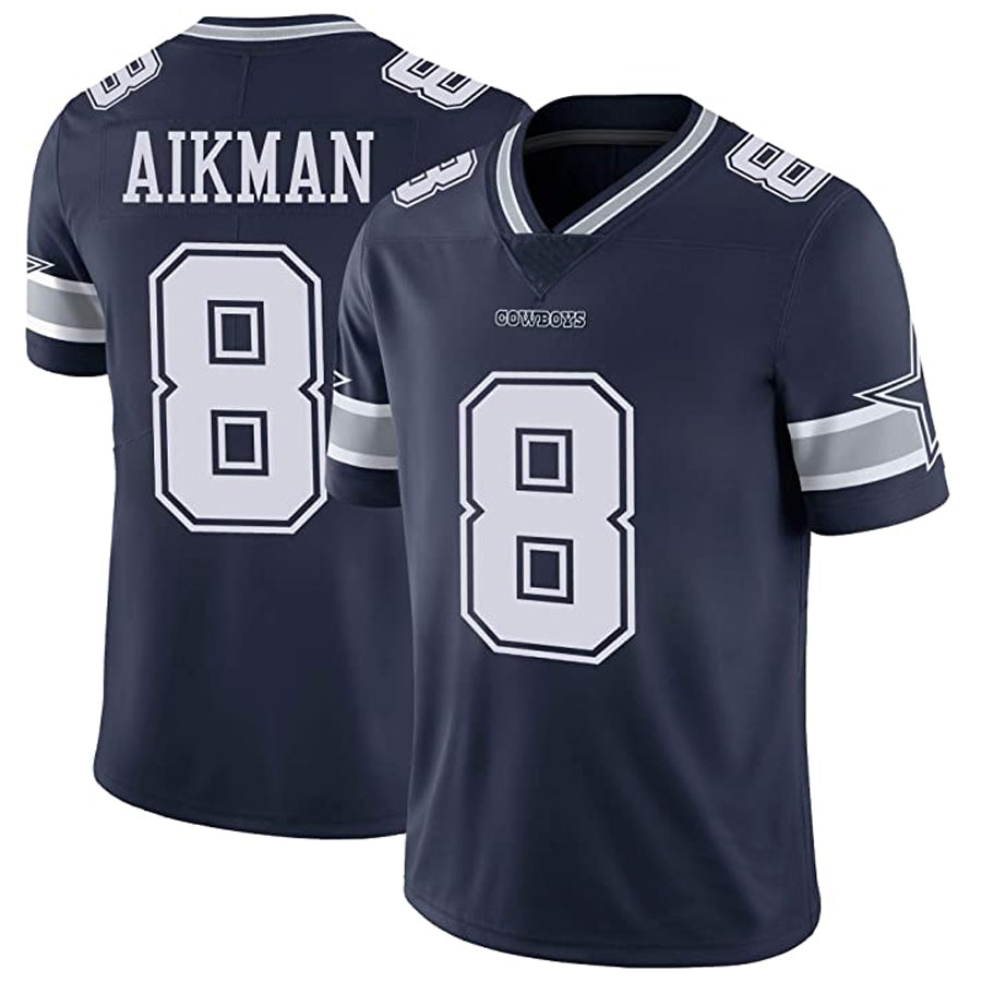 Punc D.Cowboys #8 Troy Aikman Player Navy Vapor Untouchable Limited Stitched Jerseys