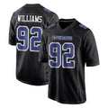 Punc D.Cowboys #92 Quinnen Williams Player Carbon Black Fashion Home Game Stitched Jerseys