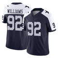 Punc D.Cowboys #92 Quinnen Williams Player Navy-White Limited Alternate Vapor F.U.S.E. Home Game Stitched Jerseys