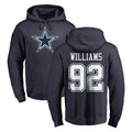 Punc D.Cowboys #92 Quinnen Williams Player Navy Pullover Hoodies Limited Stitched Jerseys