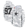 Punc D.Cowboys #97 Kenny Clark Player Arctic Camo Salute to Service Hoodies Limited Game Stitched Jerseys
