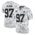 Punc D.Cowboys #97 Kenny Clark Player Arctic Camo Salute to Service Limited Home Game Stitched Jerseys