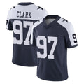 Punc D.Cowboys #97 Kenny Clark Player Navy-White Limited Alternate Vapor Untouchable Home Game Stitched Jerseys